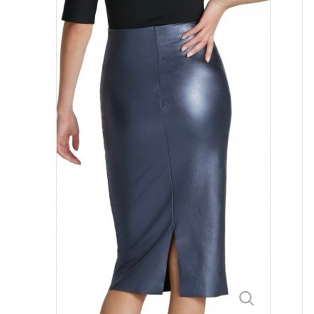 NWOT Commando Faux Leather Midi Skirt in Galaxy SZ S - Picture 2 of 5